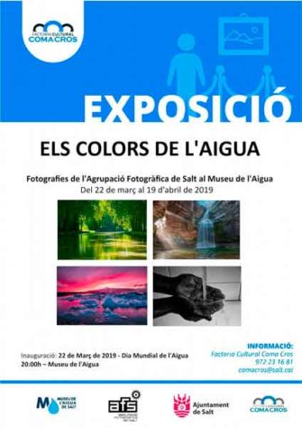 Exposició fotogràfica “Els colors de l’aigua” al Museu de l’Aigua de Salt