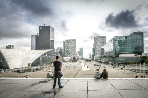 A vista de la Defense