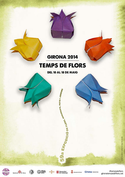 Cartell Girona Temps de Flors 2014