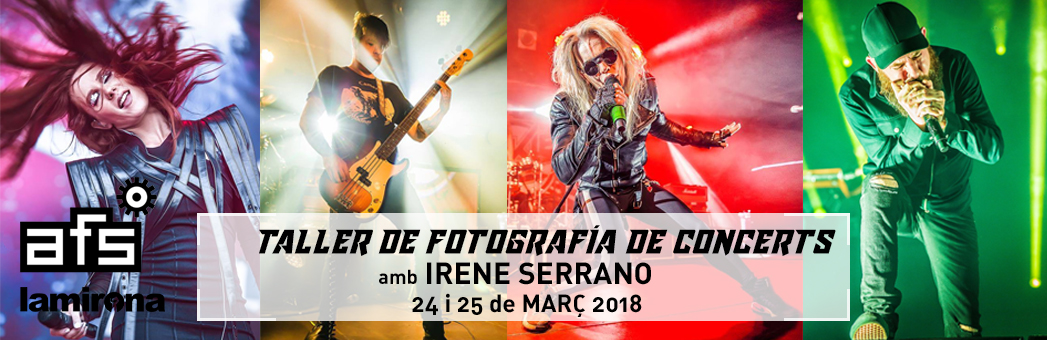 taller fotografía de conciertos