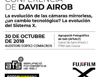 CONFERENCIA DE DAVID AIROB. La evolución de las cámaras mirrorless.