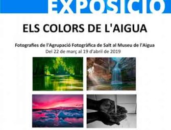 Exposició fotogràfica “Els colors de l’aigua” al Museu de l’Aigua de Salt