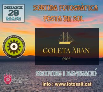 Sortida fotogràfica posta de sol (Goleta Aran)