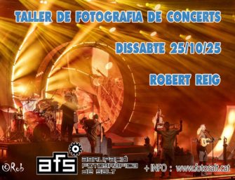 TALLER DE FOTOGRAFIA DE CONCERT 2025 amb Robert Reig